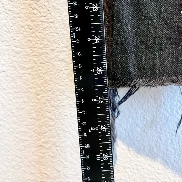 BDG Urban Outfitters Dillon Jeans Slim Fit Raw Hem Ankle Black Womens Sz 28 Boho - Picture 8 of 11